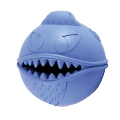 Іграшка Jolly Pets Monster ball Монстр - м'ячик для собак, синій, 9 см (MB35)