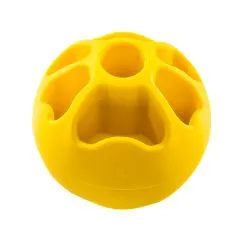 Игрушка для собак Fiboo Snack fibooll, желтая, D 6.5 см (FIB0083)