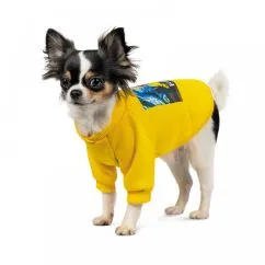 Толстовка Pet Fashion "Свободная" для собак, размер M, желтая
