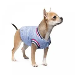Бомбер Pet Fashion «Spike» для собак, размер S, голубой (PR243022)