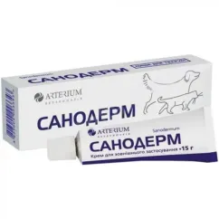 Крем для кошек и собак Артериум «Санодерм» 15 г (противогрибковый препарат) (4823004003343)