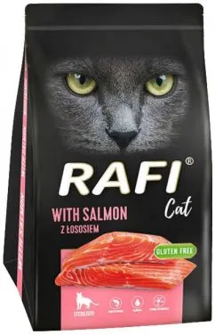 Сухой корм для стерилизованных кошек Dolina Noteci RAFI Сat Sterilized с лососем 7 кг (25101274)