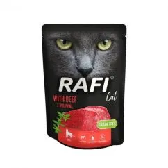 Влажный корм для кошек Dolina Noteci RAFI Cat пауч с говядиной 300 г (12801361)