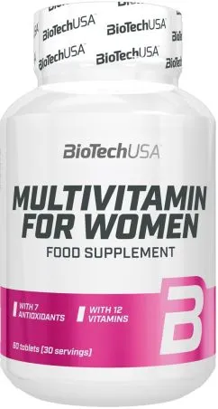 Вітаміни Biotech Multivitamin for Women 60 таблеток (5999076247578)