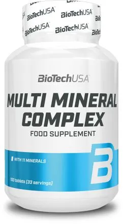 Витамины Biotech Multimineral Complex 100 таблеток (5999076248223)