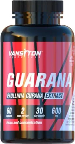 Натуральная добавка Vansiton Гуарана 60 капсул (4820106590429)