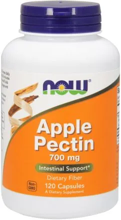 Натуральная добавка Now Foods Яблочный Пектин 700 мг, 120 капсул (733739064257)