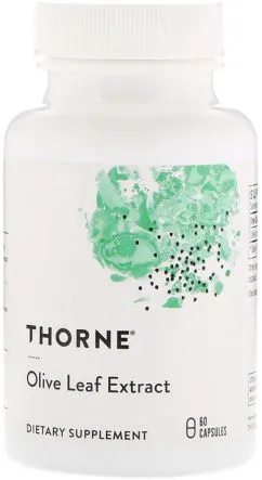 Натуральная добавка Thorne Research Экстракт из листьев оливкового дерева Olive Leaf Extract, 60 капсул (693749763031)