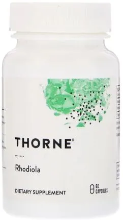 Натуральна добавка Thorne Research Родиола, Rhodiola, 60 капсул (693749755029)
