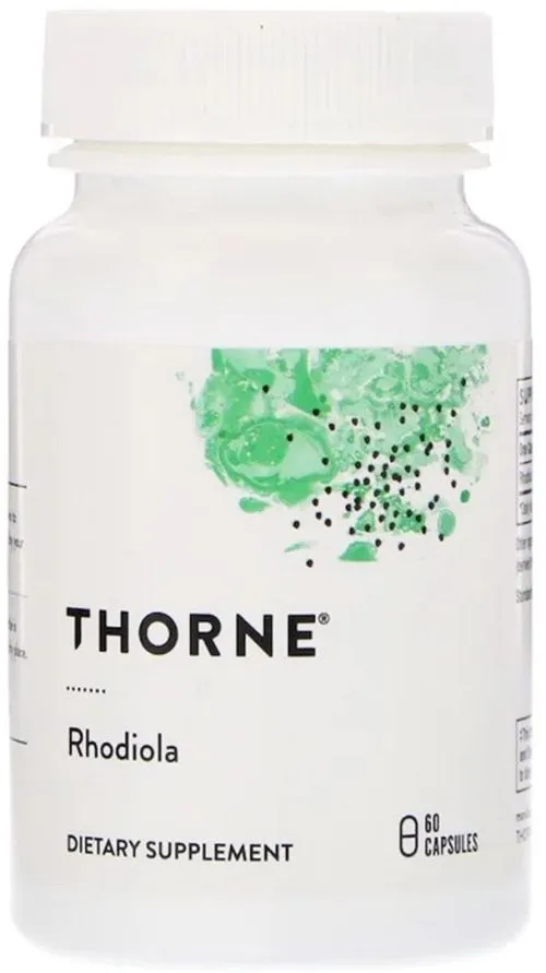 Натуральная добавка Thorne Research Родиола, Rhodiola, 60 капсул (693749755029) - фото №3