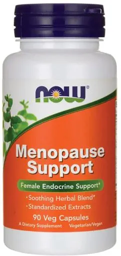 Натуральна домішка Now Foods Менопауза, Трав'яний комплекс, Menopause Support, 90 капсул (733739033253)