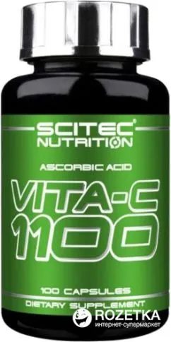 Вітаміни Scitec Nutrition Vit С1100 100 капсул (728633103942)