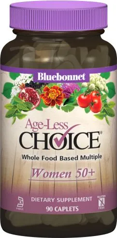 Мультивитамины Bluebonnet Nutrition Age-Less Choice Women 50+ 90 капсул (743715001633)