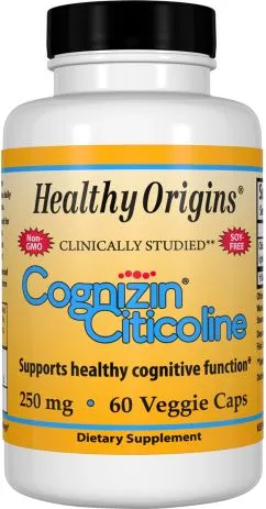 Вітаміни Healthy Origins Cognizin Citicoline 250 мг 60 гелевих капсул (603573420246)