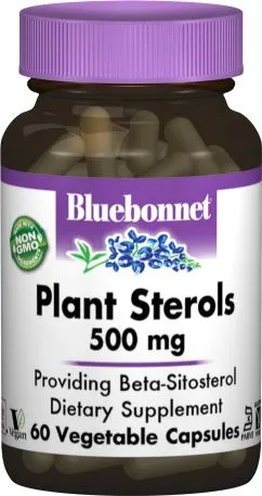 Натуральная добавка Bluebonnet Nutrition Растительные стерины 500 мг 60 гелевых капсул (743715011779)