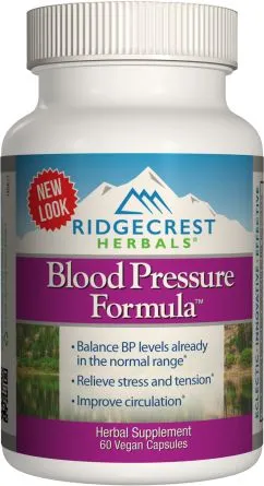 Натуральна добавка Ridgecrest Herbals Blood Pressure Formula 60 гелевих капсул (355724005481)