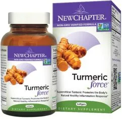 Натуральная добавка New Chapter Turmeric Force Куркумин 60 гелевых капсул (727783900463)