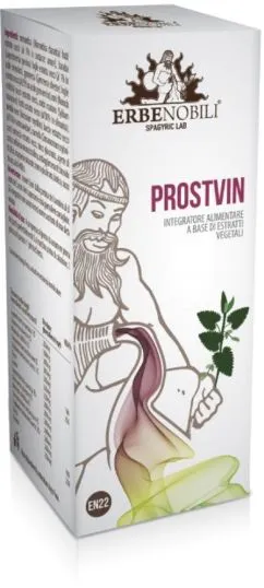 Натуральная добавка Erbenobili ProstVin для здоровья мочеполовой системы у мужчин 60 таблеток (8033831000224)