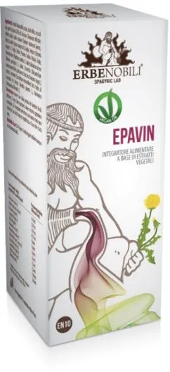 Натуральная добавка Erbenobili EpaVin для здоровья печени и улучшения пищеварения 50 мл (8033831000101)
