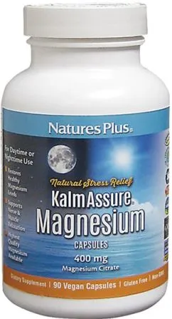 Мінерали Natures Plus KalmAssure  магній 400 мг 90 гелевих капсул (97467336025)