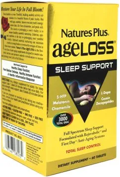 Мультивітаміни Natures Plus AgeLoss Комплекс для здорового сну 60 таблеток (097467080232)