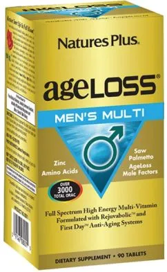Мультивітаміни Natures Plus AgeLoss мультивітаміни для чоловіків 90 таблеток (097467080010)