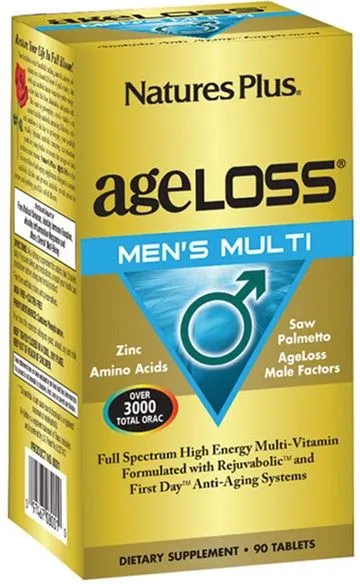 Мультивітаміни Natures Plus AgeLoss мультивітаміни для чоловіків 90 таблеток (097467080010) - фото №2
