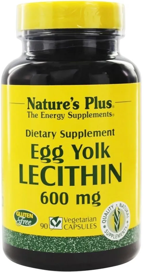 Лецитин Natures Plus з яєчного жовтка 90 капсул (97467041738) - фото №3