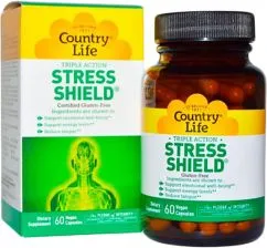 Натуральная добавка Country Life Антистресс Stress Shield 60 капсул (015794050346)