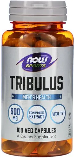 Натуральный экстракт NOW Tribulus 500 мг 100 капсул (733739021700)