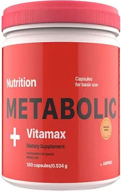 Вітаміни AB PRO Metabolic Vitamax 180 капсул (METAB180AB001)