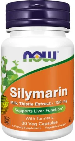 Дієтична домішка Now Foods Силімарин 150 мг гепатопротектор у капсулах №30 (733739110435)