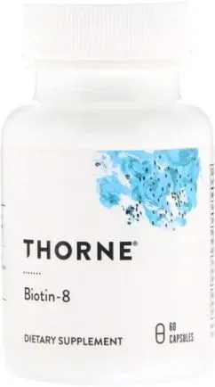 Вітаміни Thorne Research Біотин, 8 мг, 60 капсул (693749118022)