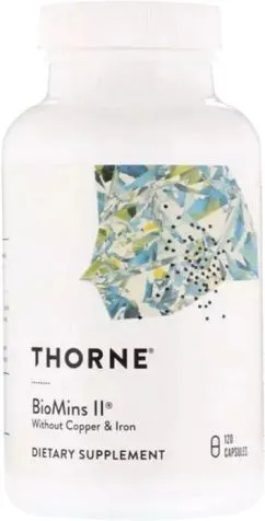 Вітаміни Thorne Research Мікроелементи, BioMins II, 120 капсул (693749006657)