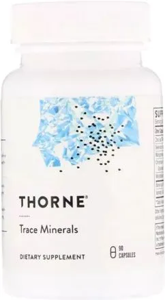 Вітаміни Thorne Research Мікроелементи, Trace Minerals, 90 капсул (693749242031)