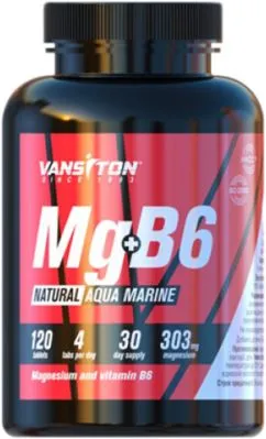 Магній Vansiton Mg+Vitamin B6 120 таблеток (4820106592119)