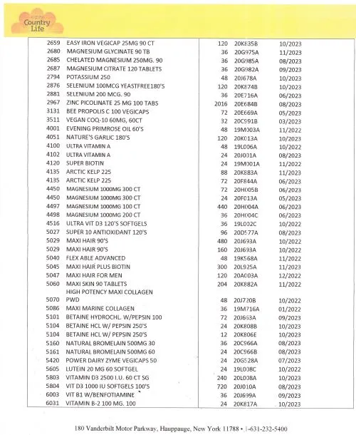 Натуральна добавка Country Life BROMELAIN 500 мг 30 таблеток (015794051602) - фото №3