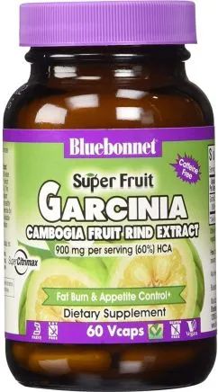 Екстракт фрукта Гарцинія камбоджійська Super Fruit Bluebonnet Nutrition 60 гелевих капсул (743715011908)