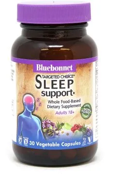 Нормалізація сну Targeted Choice Bluebonnet Nutrition 30 рослинних капсул (743715020047)