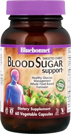 Контроль цукор а в крови Targeted Choice Bluebonnet Nutrition 60 вегетарианских капсул (743715020160)