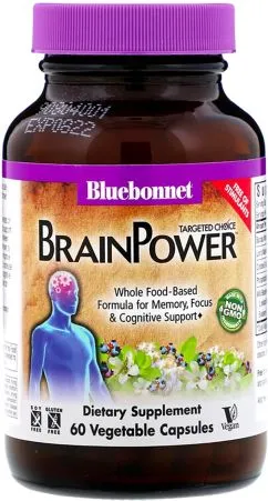 Комплекс підтримки для мозку Bluebonnet Nutrition Targeted Choice Brain Power 60 рослинних капсул (743715020542)