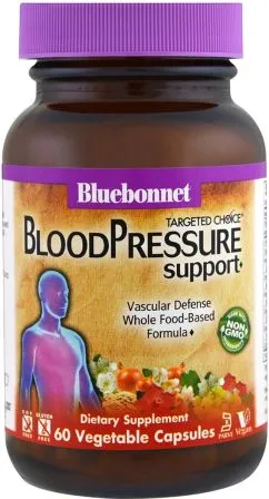 Комплекс для нормалізації кров'яного тиску Targeted Choice Bluebonnet Nutrition 60 рослинних капсул (743715020085)
