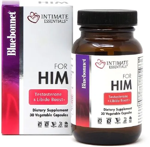 Комплекс для нього Intimate Essentials For Him Testosterone Libido Boost Bluebonnet Nutrition 30 капсул (743715040007) - фото №2