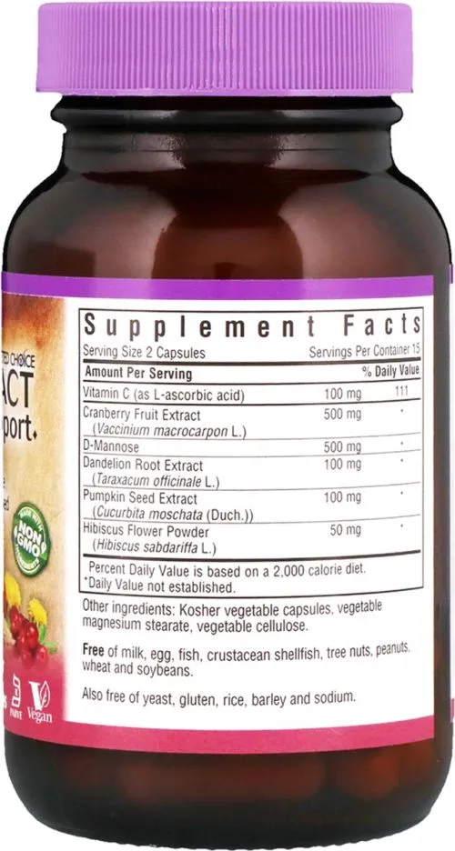 Комплекс для сечовивідних шляхів Targeted Choice Urinary Tract Support Bluebonnet Nutrition 30 рослинних капсул (743715020245) - фото №2