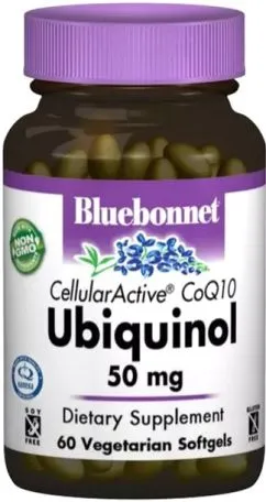 Антиоксидант Bluebonnet Nutrition Убихинол Cellular Active 50 мг 60 капсул (743715007918)