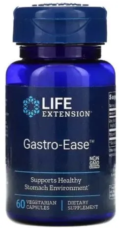 Восстановление желудка, Gastro-Ease, Life Extension, 60 вегетарианских капсул (737870210061)