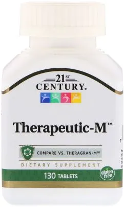 Мультивітаміни 21st Century Therapeutic-M 130 таблеток (740985223680)