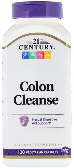 Натуральная примесь 21st Century Colon cleanse 120 вегетарианских капсул (740985228463)