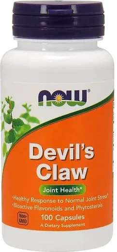 Коготь Дьявола (Гарпагофитум), Now Foods Devil's Claw, 100 капсул (733739046505)
