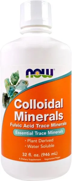 Колоїдні мінерали, Colloidal Minerals, Now Foods 946 мл (733739014054)
